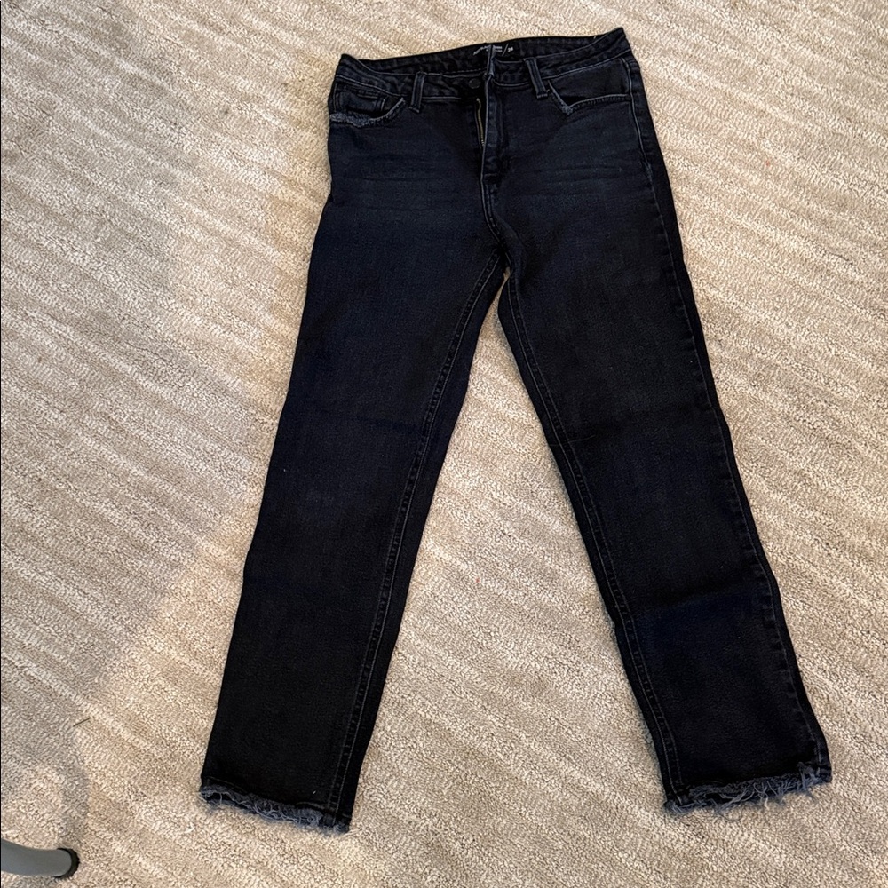 Just Black Women's Straight Leg Jeans - Midnight Black